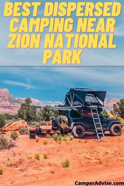 Best Dispersed Camping Near Zion National Park | Zion national park camping, Zion camping, Utah ...