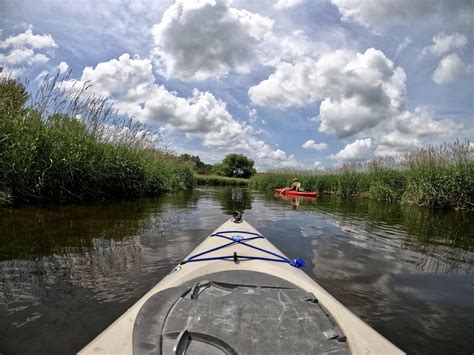 The “White River” Wisconsin. It seems more like a creek : Kayaking