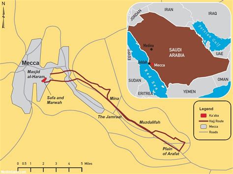 Hajj map