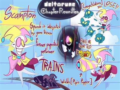 Scampton. (From deltarune chapter rewritten.) by gust67899 on DeviantArt