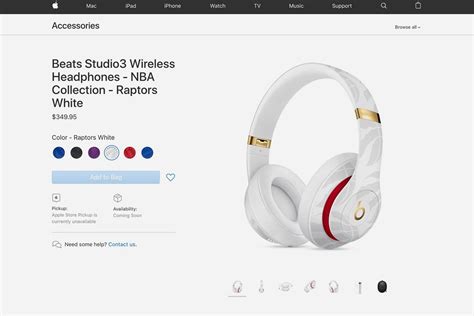 Apple painted its Beats Studio 3 cans in these NBA colours