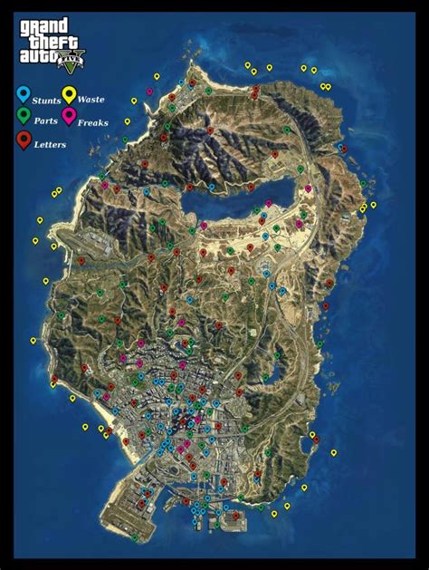 GTA V Stunt Jumps Maps and Locations Guide - GamingReality