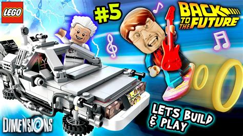 Lets Build & Play LEGO Dimensions #5: Going Back to the Future (DeLorean Time Machine ...