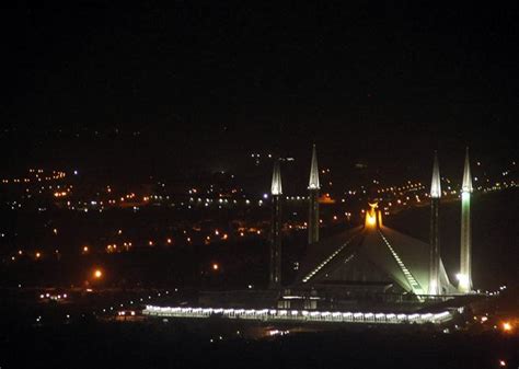 Photo - Islamabad - Fasial Mosque At Night - Beautifull view Must See ...