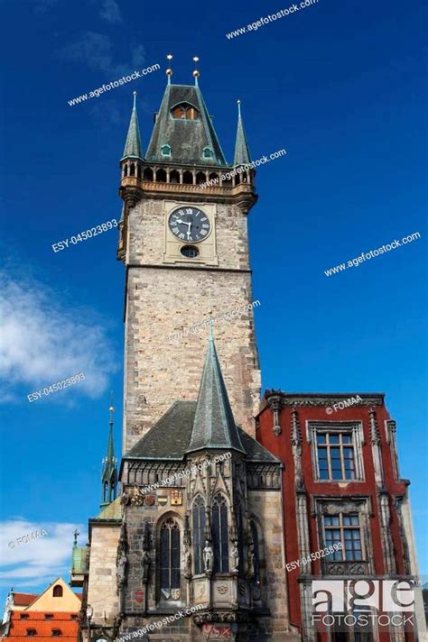 Old City Hall in Prague. Czech Republic, Stock Photo, Picture And Low ...