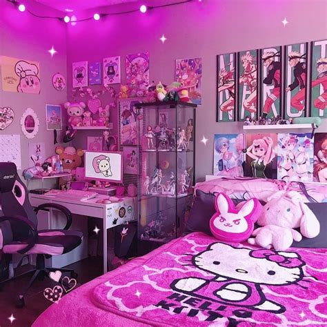 crystal #gamerroom crystal in 2020 | Otaku room, Kawaii bedroom, Cute ...