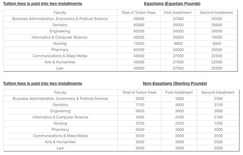 Egypt's Private Universities Tuition Fees for 2017-2018 Will Make You Think Twice - Scoop Empire