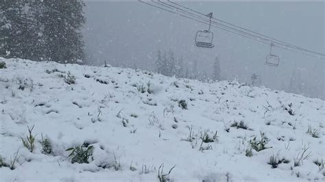 Instead of summer activities, some mountain resorts are getting snow ...