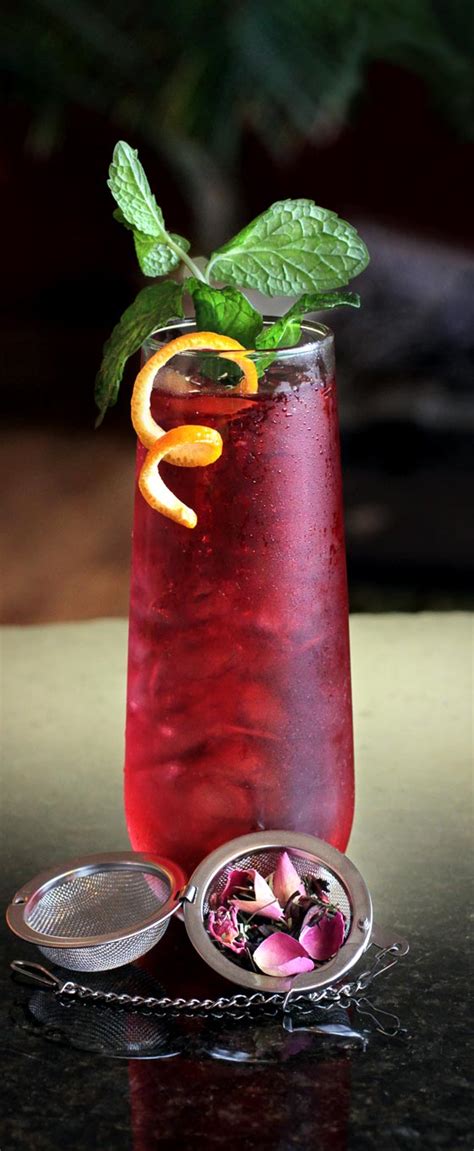 Hibiscus Highball Tea Cocktail Recipe