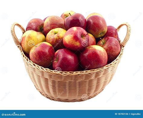 Basket Full Of Apples Royalty Free Stock Image - Image: 18783136