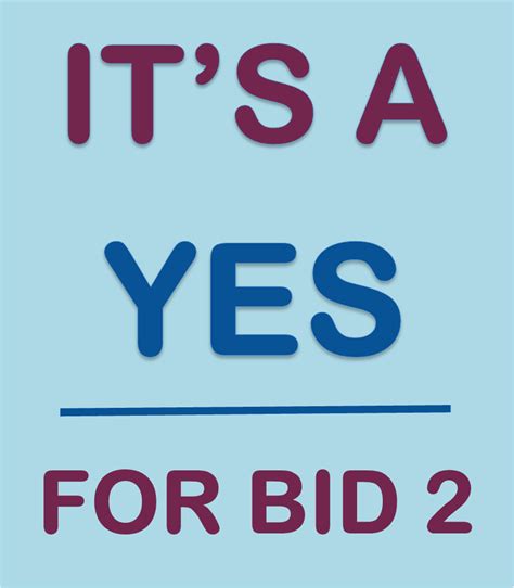 Its a YES!!!! – West Bromwich Business Improvement District