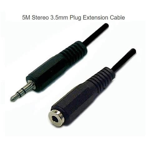 Aux Cable Stereo 3.5mm Plug Extension | The Warehouse