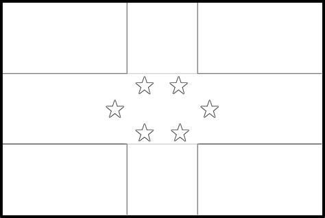 Netherlands Antilles Flag Colouring Page – Flags Web