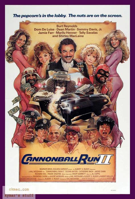 Cannonball Run II | Movie posters, Star wars film, Classic movies