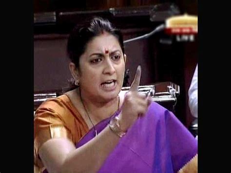 Smriti Irani’s quotable quotes from Parliament speeches - Oneindia News