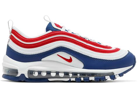 Nike Air Max 97 White Red Royal (GS) - CW5856-100