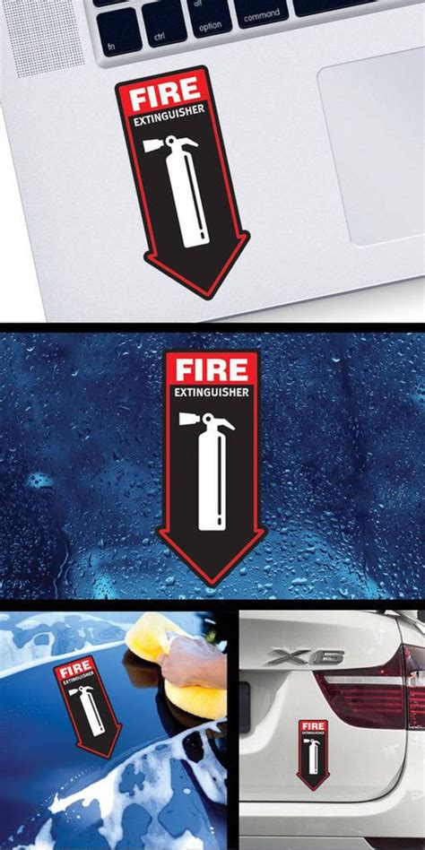 Decal Sticker Fire Alarm Emergencies Signs Fire Extinguisher - Etsy