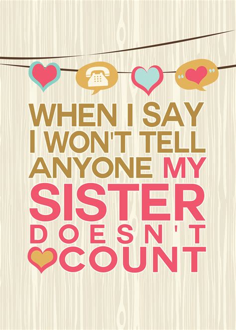 FREE Sisters Quote Art Print - I Think We Could Be Friends