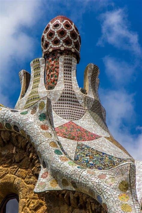 Park Guell. Antoni Gaudi. Barcelona, Spain. | Gaudi architecture, Gaudi ...