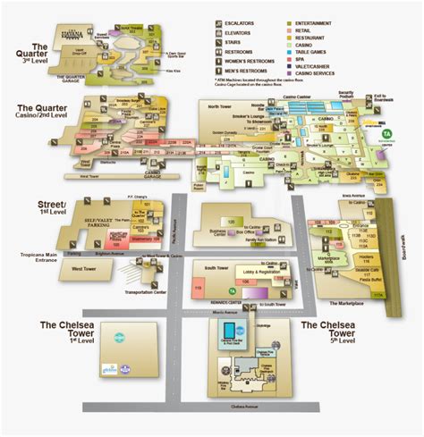 Tropicana Atlantic City Floor Map | Viewfloor.co