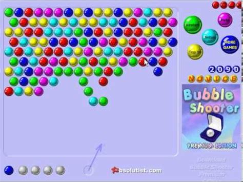 Bubble shooter gameplay level 1 - YouTube