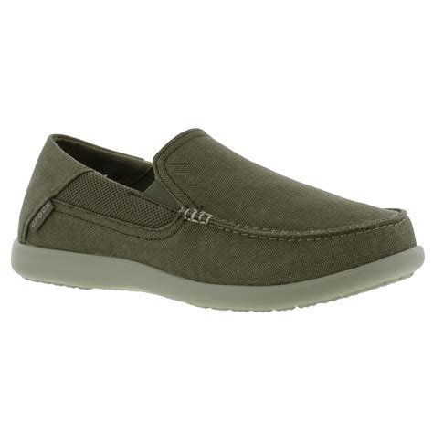 Crocs Santa Cruz Luxe 2 Mens Grey Canvas Shoes Size UK 7-13 | eBay