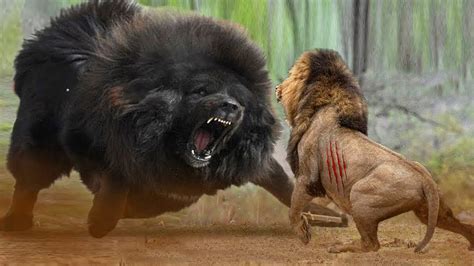 Lion Vs Tibetan Mastiff Video - Tibetan Mastiff Vs Lion In a Real Fight ...