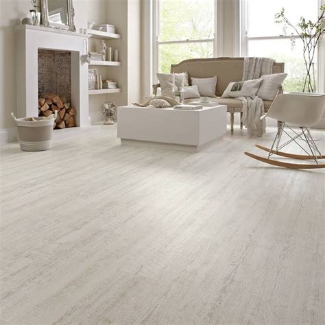 white luxury vinyl plank - Google Search in 2020 | Living room wood, White floors living room ...