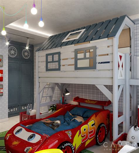 HK kids room "Lightning McQueen" on Behance