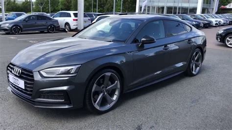 Brand New Audi A5 Sportback Black Edition for sale at Stoke Audi - YouTube