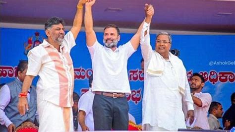 Siddaramaiah takes oath as Karnataka chief minister, DK Shivakumar as deputy CM | Latest News ...