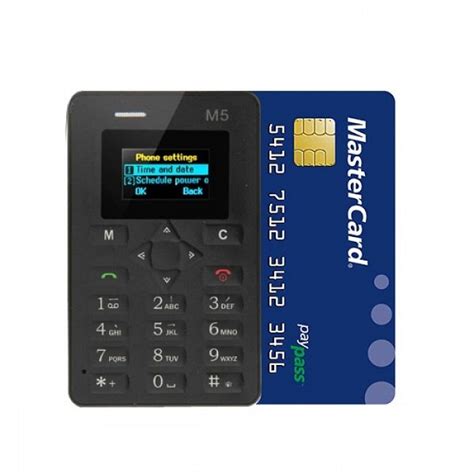 M5 Credit Card Size Mobile Phone