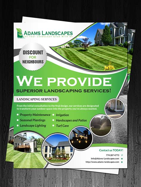 Flyer Template Landscaping Flyers