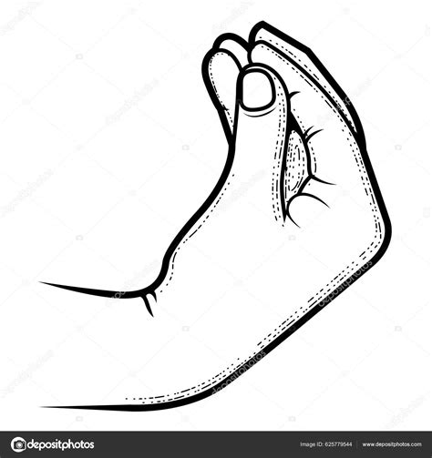 Pinched Fingers Italian Hand Gesture Che Vuoi Bellissimo Tasty Food Stock Vector by ©Lumumba ...