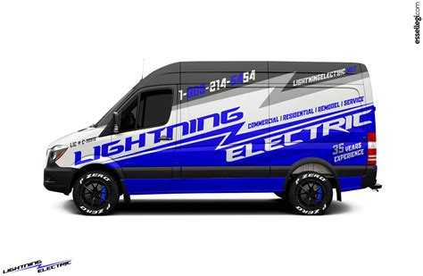 Best Mercedes Sprinter Wrap Design for Electrical Services Company