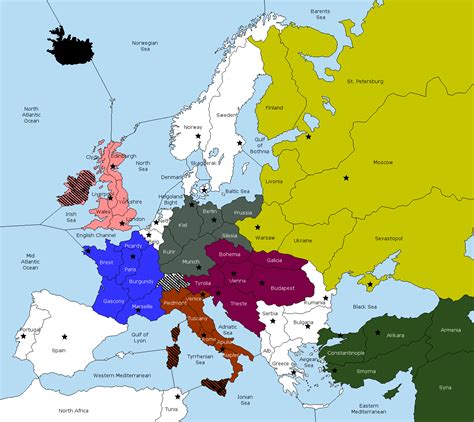 Diplomacy Board Game Map Series | alternatehistory.com