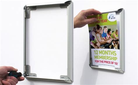 Click Frames for Display from First Fix Plastics Ltd