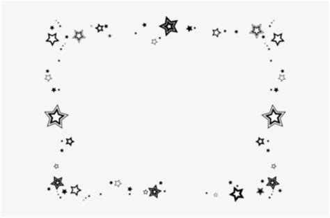 Banner Black And White Download Border Free Images - Stars Clipart ...