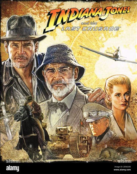 Indiana jones last crusade poster hi-res stock photography and images ...