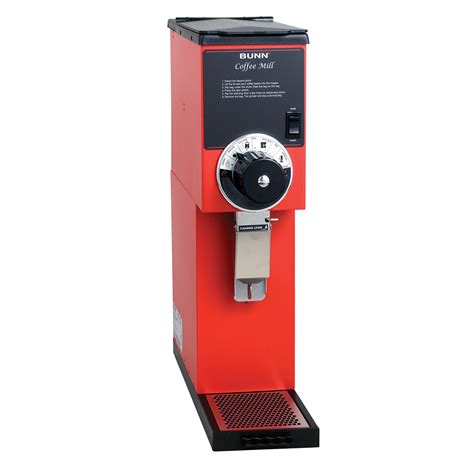 Bunn G2-0001 G2 HD Red Bulk Coffee Grinder, 2 lb Hopper, Red Finish (22102.0001)