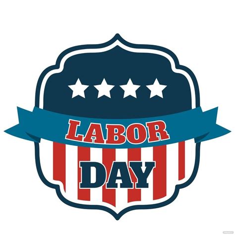 Labor Day Logo Clipart in PSD, Illustrator, SVG, JPG, EPS, PNG ...