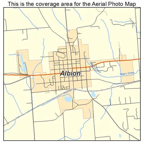 Aerial Photography Map of Albion, IL Illinois