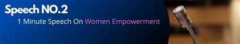 [PDF] 4 Women Empowerment Speech for Students in English - Startup Opinions