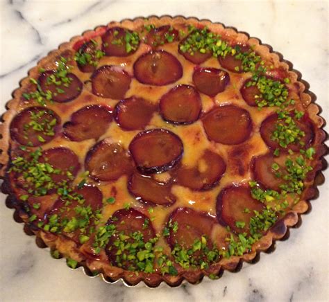 Prune Plum and Almond Tart — Nick Malgieri