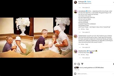 'It's Amazing'—Hulk Hogan Praises God for the Response His Baptism Video Has Received