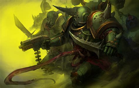 ArtStation - Warhammer 40k Death Guard fanart