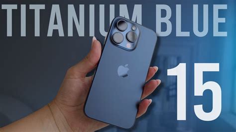 Blue Titanium iPhone 15 Pro Unboxing! - YouTube