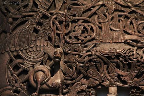 Ancient Viking Viking Wood Carving