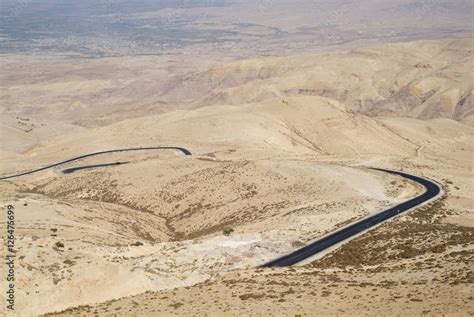 Scenic view of mountain road Stock Photo | Adobe Stock