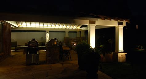 Lighted Porch with Outdoor Kitchen - Modern - Porch - Other - by ...